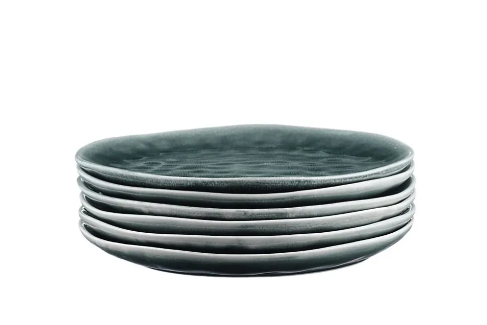 Assiette MOON 28,5cm - 6 pièces - Pétrole