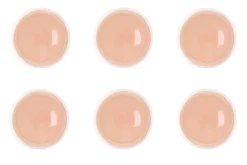 Assiette OXYGEN 21,5cm - 6 pièces - Rose poudre