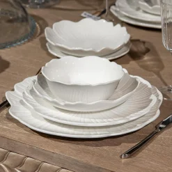 Assiette plate Ginkgo 25,5 cm (lot de 6)