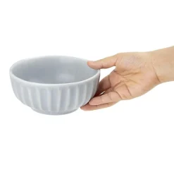 Assiette Restaurant Creuse 220 ou 150 mm Corallite - Lot de 6 - Olympia - Gris - l0.1- L0.1- P0.1- h6.5- Grès