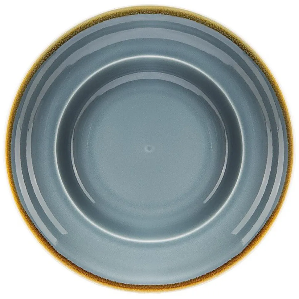 Assiettes à Pâtes Couleur Océan 250mm - Lot de 4 - Olympia Kiln