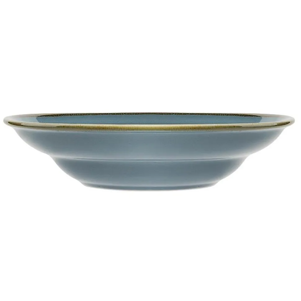 Assiettes à Pâtes Couleur Océan 250mm - Lot de 4 - Olympia Kiln