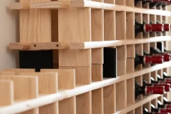 ASTIGARRAGA KIT LINE, Lot de 2 pièces d'union pour casiers à bouteilles Rioja, plastique recyclé noir