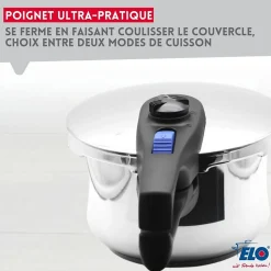 Autocuiseur 18 cm d'une capacité de 2,7 litres Elo Praktika