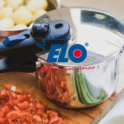 Autocuiseur vapeur en acier inoxydable 18/10 22 cm 3 à 6 litres Elo Praktika Plus XL