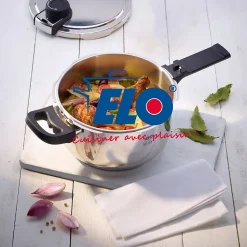 Autocuiseur vapeur en acier inoxydable 18/10 22 cm 4,5 litres Elo Mistral Premium