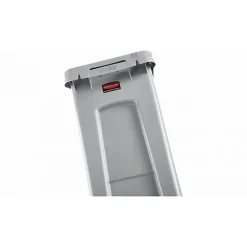 Bac Collecteur de déchets pour professionnels 60 litres Slim Jim - Gris