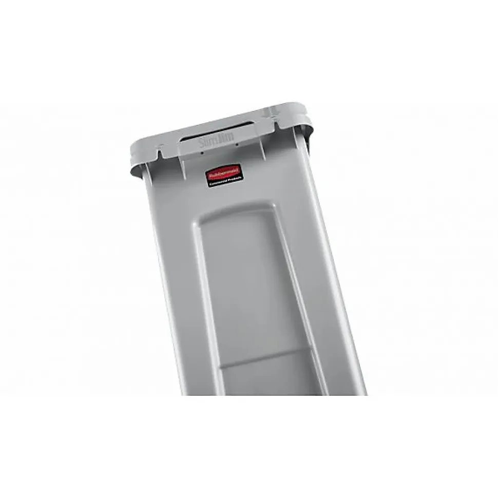 Bac Collecteur de déchets pour professionnels 60 litres Slim Jim - Gris