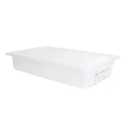 Bac gastronorme GN1/1 HACCP + couvercle - 100 mm - 13 L - Lot de 2