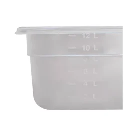 Bac gastronorme GN1/1 HACCP + couvercle - 100 mm - 13 L - Lot de 2