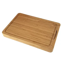 Balance culinaire + Planche à découper en bamboo - 38 cm - Ecran LCD - Pem SC-380