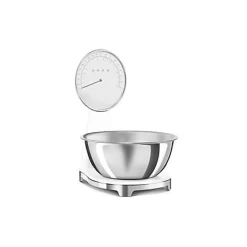 Balance de cuisine - SMEG - KSF01WHWW - Acier inox - 5 kg - Câble USB