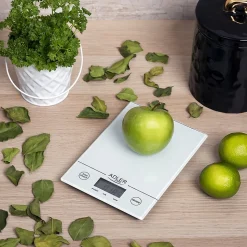 Balance de cuisine Adler AD 3138 blanche - Charge max 1kg - précision 1g - Ecran LCD