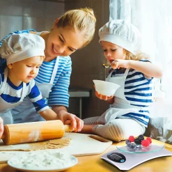 Balance de Cuisine et Pâtisserie - Légère avec Écran LCD - Affichage numérique - Facile à Nettoyer - Poids max 5KG - Gris