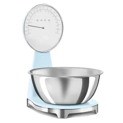 Balance de cuisine électronique 5kg-1g bleu azur Smeg KSF01PBWW