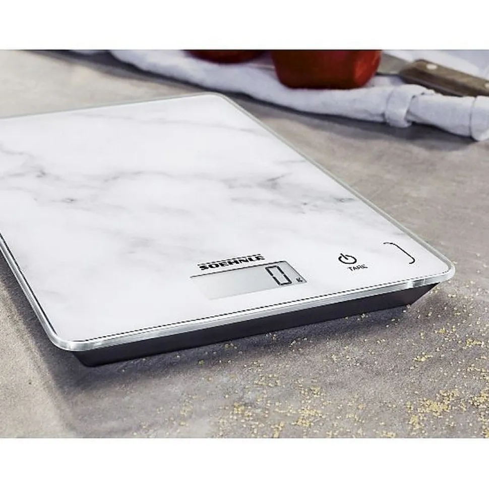 Balance de cuisine électronique 5kg-1g blanc Soehnle 0861516 page compact 300