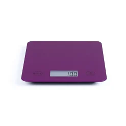 Balance de cuisine électronique violette DOM351VI - Capacité 5 kg - ml ou g