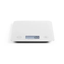 Balance de cuisine électronique blanche DOM351W - Capacité 5 kg - ml ou g