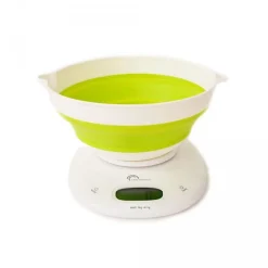 Balance de cuisine électronique 5kg - 1g vert anis Little Balance 8064 bol up