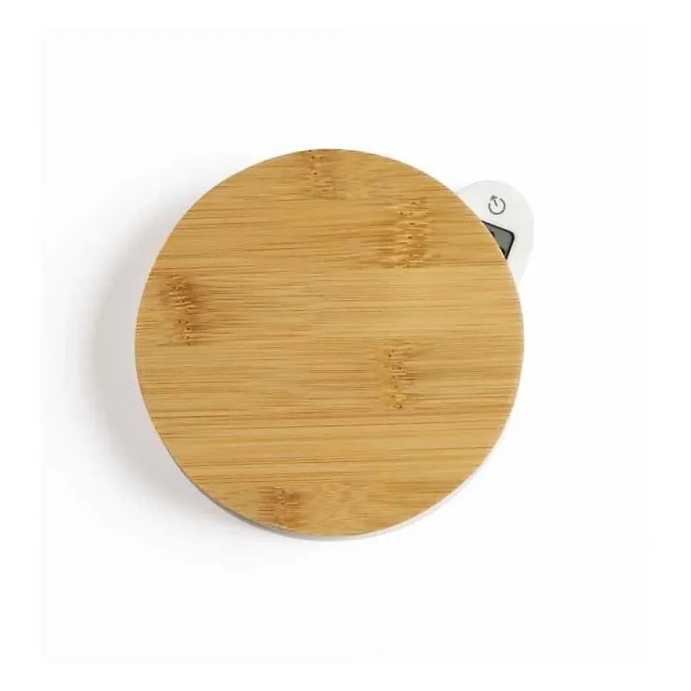 Balance de cuisine LIVOO DOM466 dynamo 5 kg plateau bambou précision 1 g