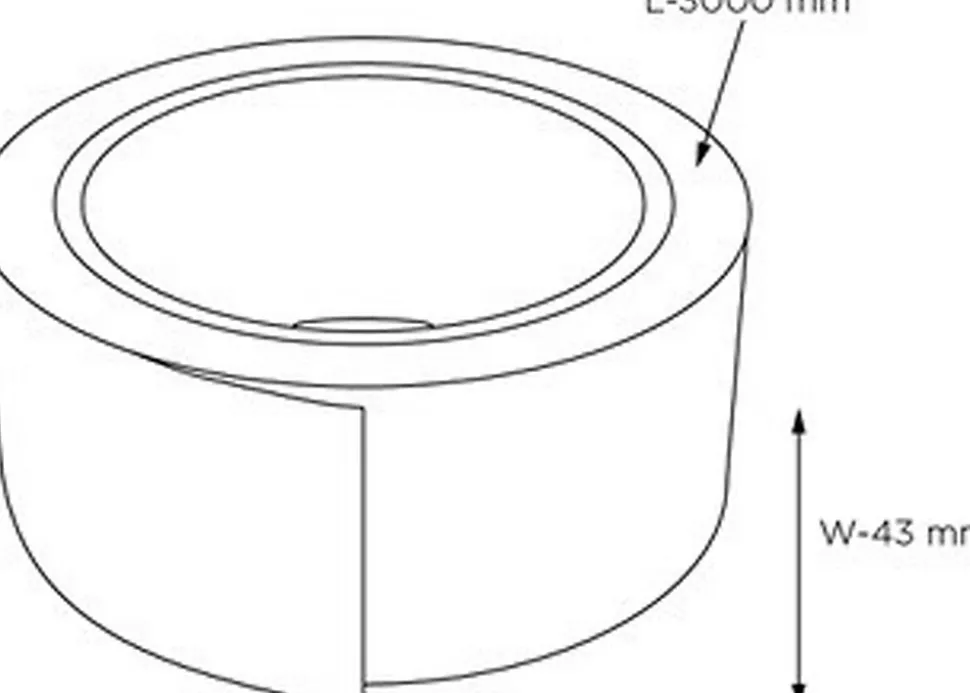 Bande de chant aspect chêne GoodHome Kabsa L. 300 cm x l. 42 mm