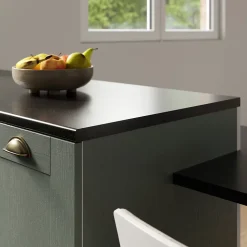 Bande de chant aspect pierre foncée L. 240 cm x l. 30 mm