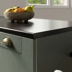 Bande de chant aspect pierre foncée L. 240 cm x l. 30 mm