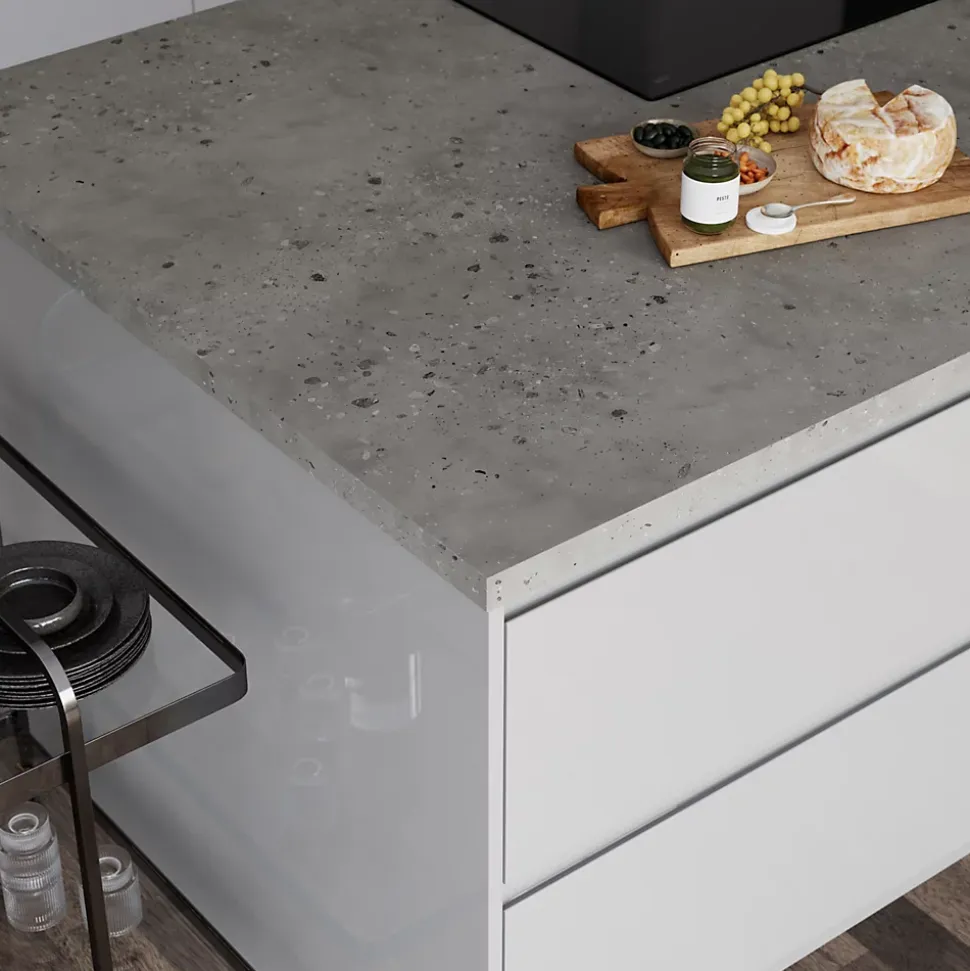 Bande de chant décor fusion granit GoodHome Berberis L. 300 cm x l. 42 mm