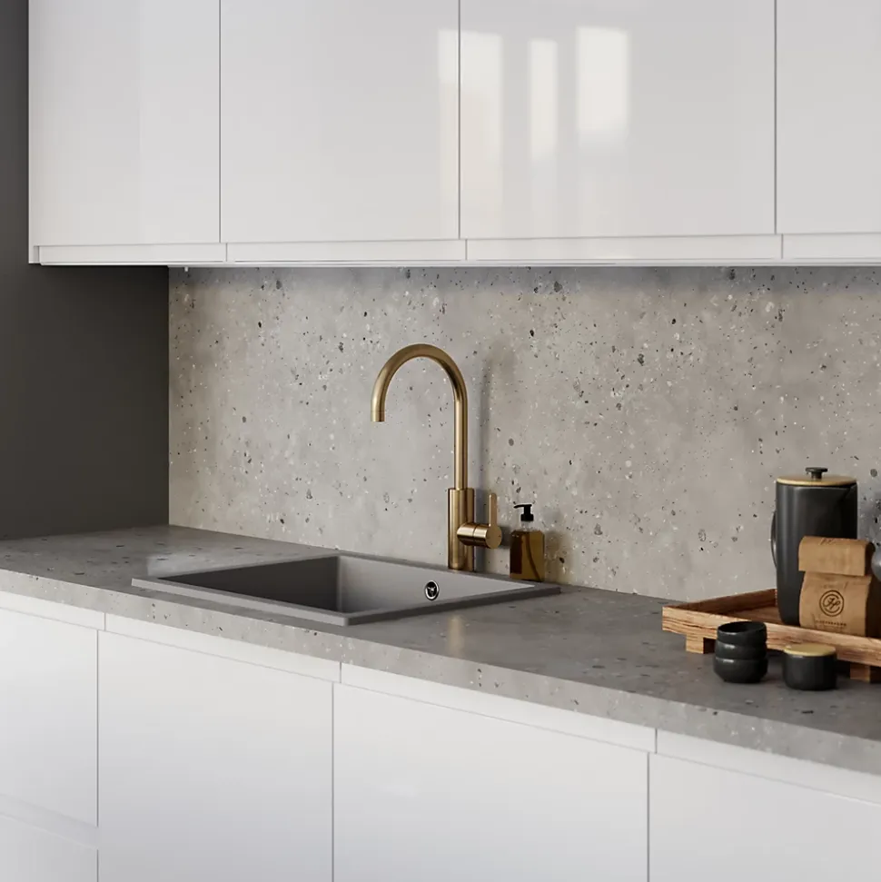 Bande de chant décor fusion granit GoodHome Berberis L. 300 cm x l. 42 mm