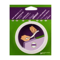 Bande de Chant Mélaminée Adhésive 16mm x 25m - Finition Noir Sophistiquée pour Meubles et Tablettes