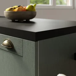 Bande de chant noir mat GoodHome Berberis L. 300 cm x l. 42 mm