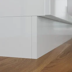 Bande de chant pour joue de finition GoodHome Stevia et Garcinia Blanc Ep. 0.6 mm x L. 10 m