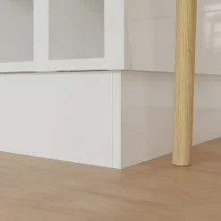 Bande de chant pour joue de finition GoodHome Stevia et Garcinia Blanc Ep. 0.6 mm x L. 10 m