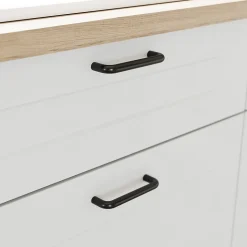 Bandeau de four Artemisia blanc l. 59,7 cm x H. 11,5 cm GoodHome