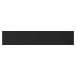 Bandeau de four Stevia noir mat l. 59,7 cm x H. 11,5 cm GoodHome