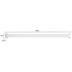 Barre murale de cuisine coloris blanc l. 60 cm