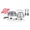 Batterie de cuisine Arthur Martin AM3950 16 pieces - Aluminium - Poignée amovible - Tous feux dont induction