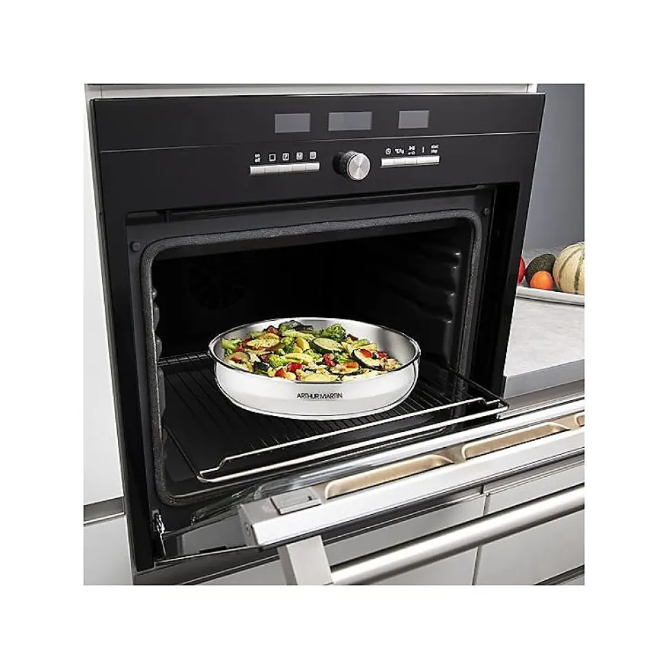 Batterie de cuisine Inox 15 Pcs Arthur Martin 5535