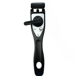 Batterie de cuisine revêtement pierre avec manche amovible 10 pieces noir Herzberg HG5000-BK