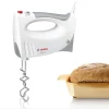 Batteur - BOSCH - MFQ3530 - 450 W - 5 vitesses - 2 fouets / 2 crochets pétrisseurs inox - Blanc / Gris
