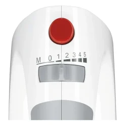 Batteur - BOSCH - MFQ3530 - 450 W - 5 vitesses - 2 fouets / 2 crochets pétrisseurs inox - Blanc / Gris