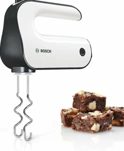 Batteur a main BOSCH MFQ4020 STYLINE - 450W - 5 vitesses + pulse - Blanc/Gris anthracite