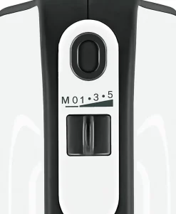 Batteur a main BOSCH MFQ4020 STYLINE - 450W - 5 vitesses + pulse - Blanc/Gris anthracite