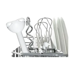 Batteur Bosch - MFQ36440 - 450 W - 5 vitesses - 2 fouets / 2 crochets pétrisseurs inox - Bol gradué avec couvercle - Blanc / G