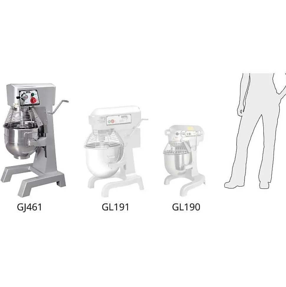 Batteur Mélangeur Professionnel 30 L - 3 Vitesses - Buffalo