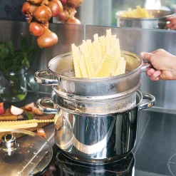 BAUMALU Cuiseur a pâtes inox - 20 cm