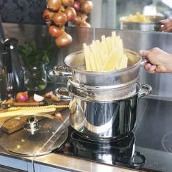 BAUMALU Cuiseur a pâtes inox - 20 cm