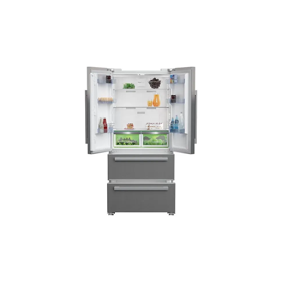 BEKO Réfrigérateur multiportes inox 539 litres - GNE6049XPN