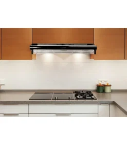 BELDEKO - Hotte Casquette / Visière 90 cm coloris noir 420 m3/h