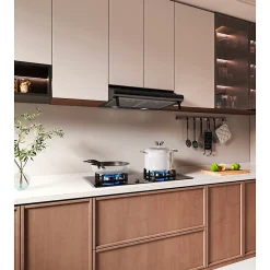 BELDEKO - Hotte Casquette / Visière 60 cm NOIR 240 m3/h - 100 Watts - Filtre inclus